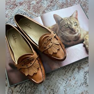 Cole Haan Women's Tan Leather Loafers